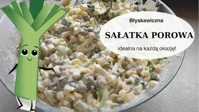 Zdjęcie Prosty przepis na sałatkę z porów – jak zrobić ją szybko i smacznie