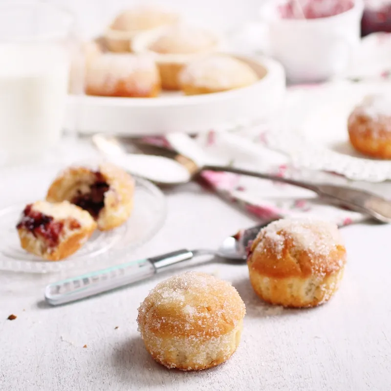 Zdjęcie Muffinki jak pączki – prosty przepis na pyszne, małe wypieki