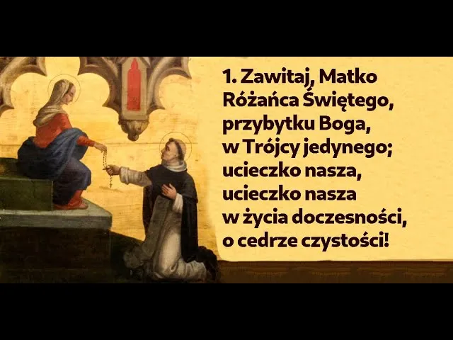 Zdjęcie Zawitaj Matko Różańca Świętego: jest ukryty przekaz w słowach?