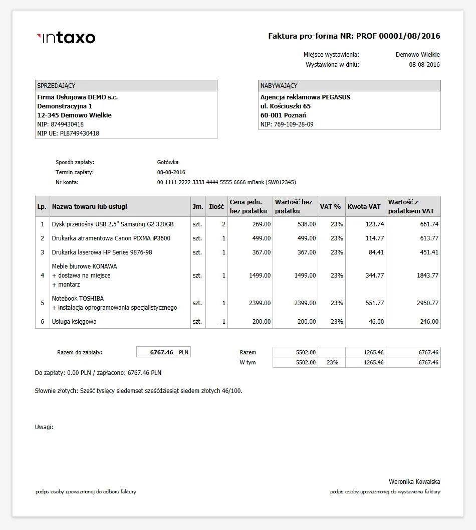 Zdjęcie Co to znaczy faktura proforma i jak uniknąć błędów w użyciu?