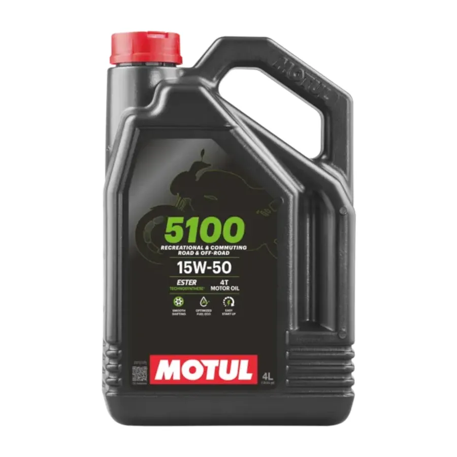 Zdjęcie Motul 5100 15W50 - idealny olej do motocykli 4-suwowych, który chroni