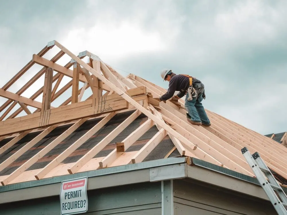 Zdjęcie Wymiana krokwi: kiedy zgłoszenie, a kiedy pozwolenie na budowę?