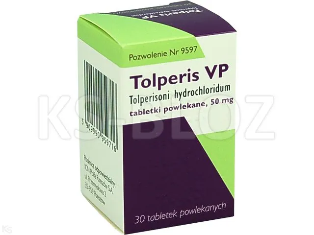 Zdjęcie Tolperis VP - na co ten lek? Zastosowanie i działania niepożądane.