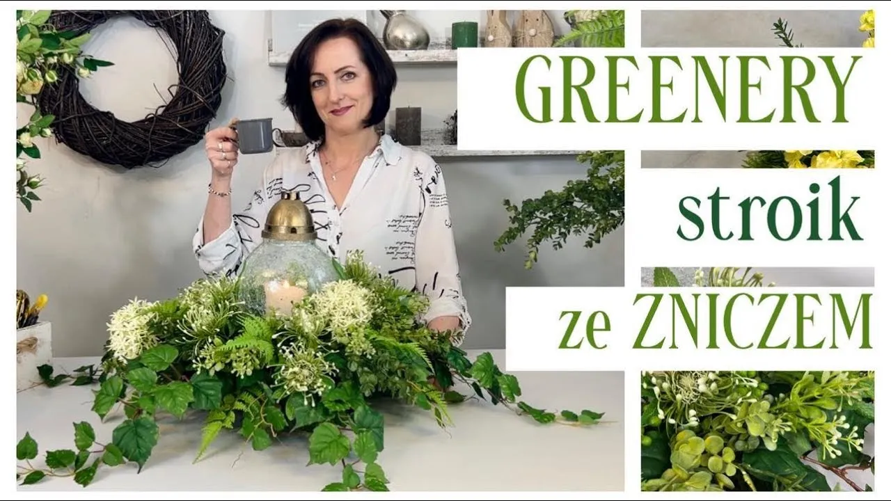 Zdjęcie Jak zrobić stroik ze zniczem - piękna dekoracja na groby i nie tylko