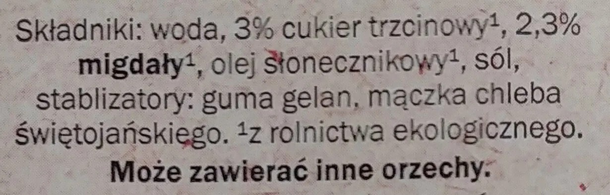 Zdjęcie Napój migdałowy Lidl - sprawdź skład, ceny i najlepsze promocje