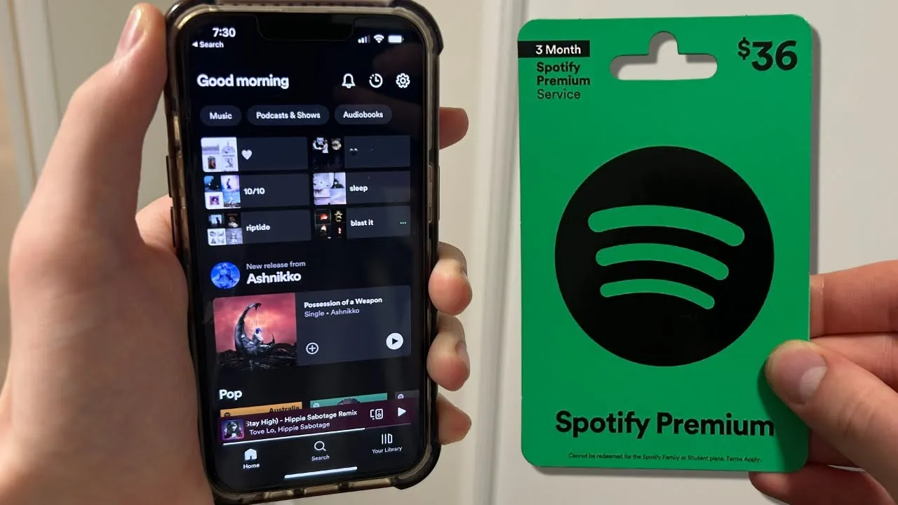 Zdjęcie Jak aktywować kartę podarunkową Spotify i uniknąć problemów z kodem