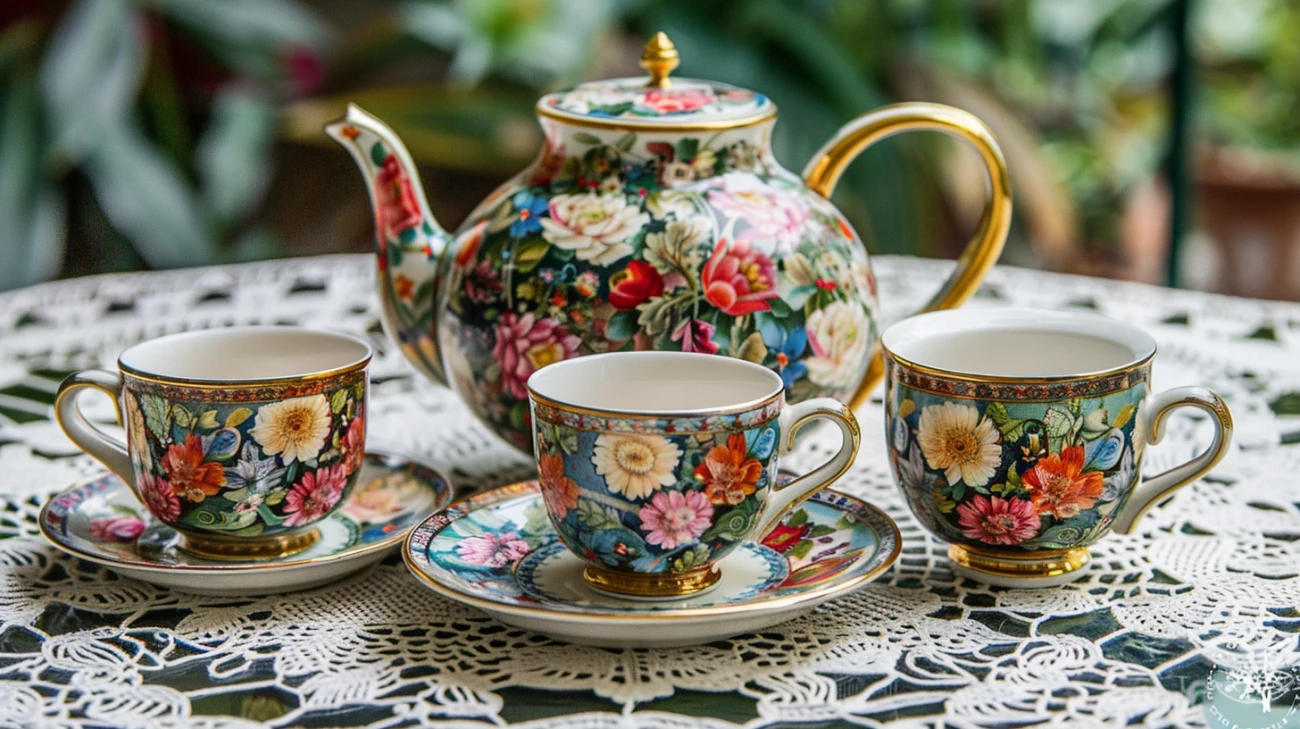 Zdjęcie Porcelana i kawa: Ewolucja serwisów kawowych lat 80