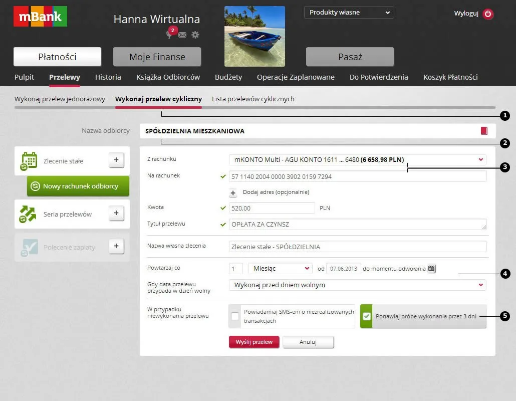 Zdjęcie Mbank jak usunąć zlecenie stałe i uniknąć niepotrzebnych opłat