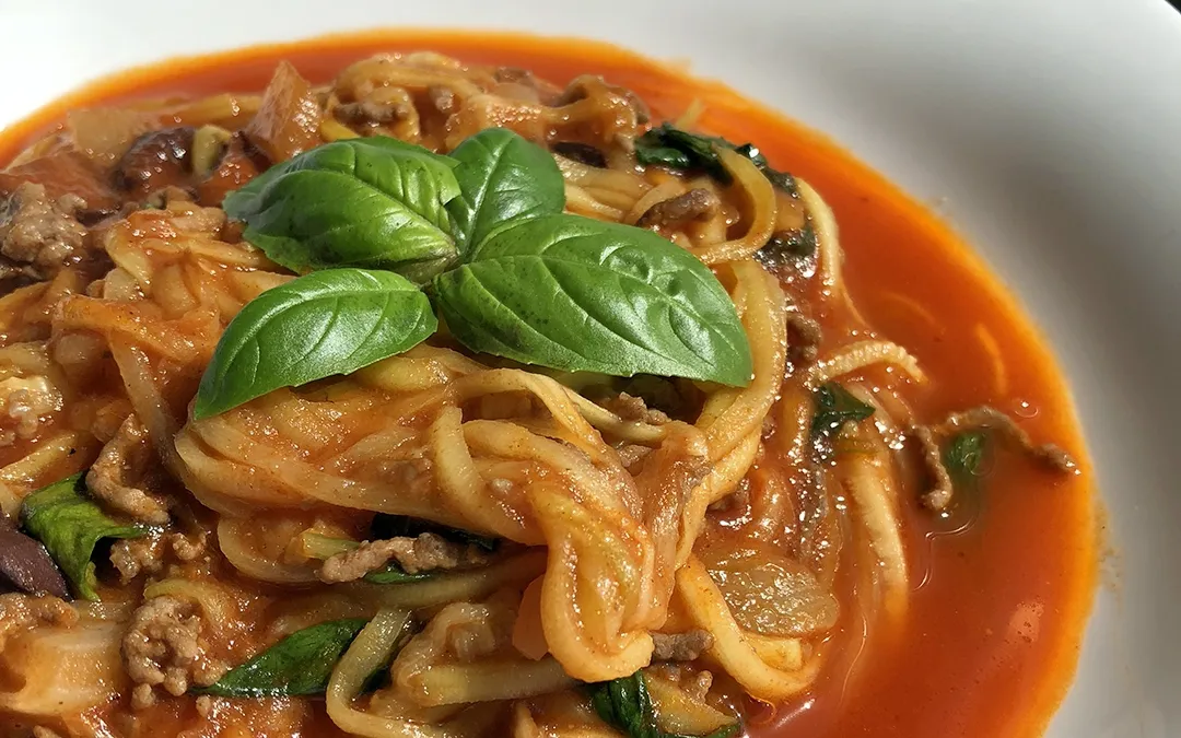 Zdjęcie Sos do spaghetti na zimę z cukinią – prosty przepis na smaczny zapas