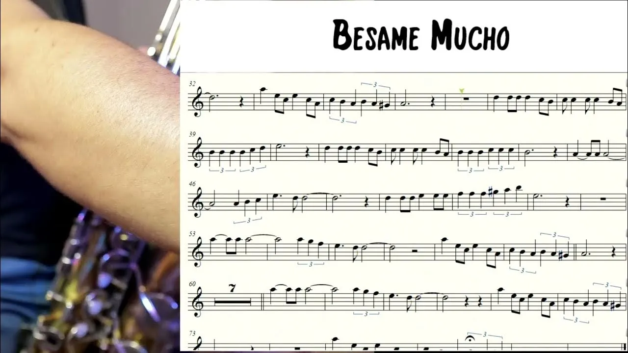 Zdjęcie Besame Mucho na saksofon altowy: Jak zagrać ten utwór? Nuty i tipsy