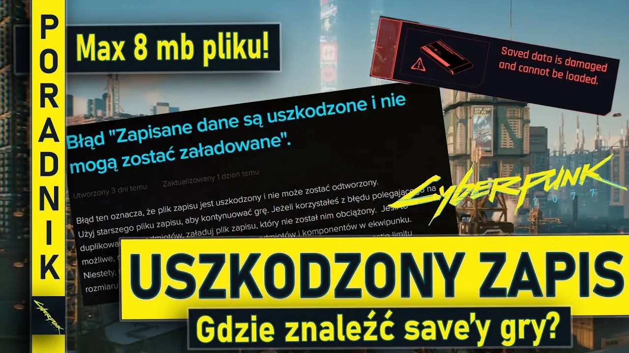 Zdjęcie Gdzie znaleźć zapisy w Cyberpunk 2077 i uniknąć utraty postępu