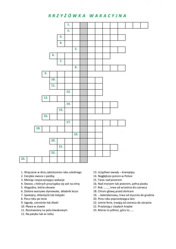 Zdjęcie Rozwiązania do krzyżówki: duży rozmiar - 5-literowe hasła i synonimy