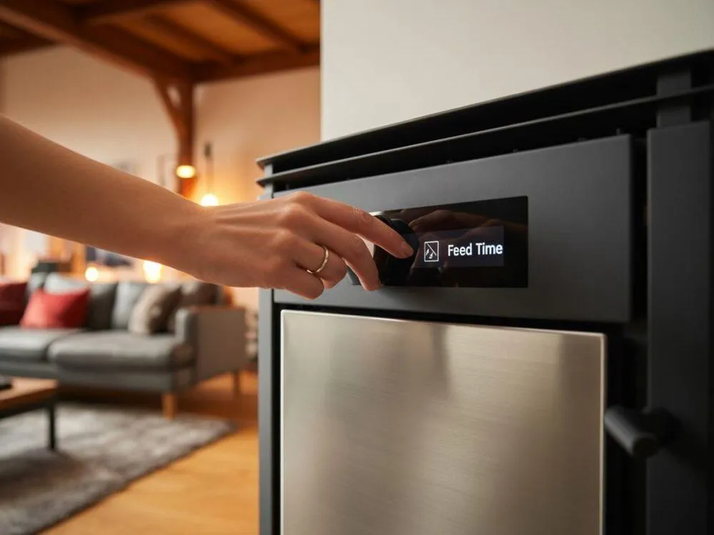 Zdjęcie Jak ustawić czas podawania pelletu, aby uniknąć problemów z piecem?