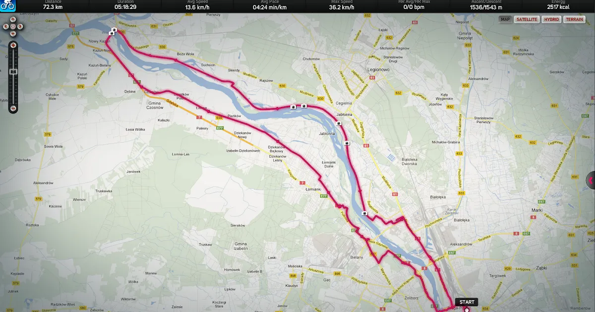 Zdjęcie Najlepsze trasy rowerowe w Warszawie - mapa z detalami i wskazówkami