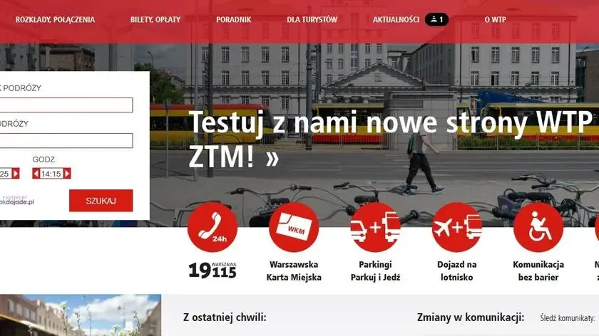 Zdjęcie Www wtp waw pl rozkład jazdy - aktualne rozkłady i zmiany w komunikacji