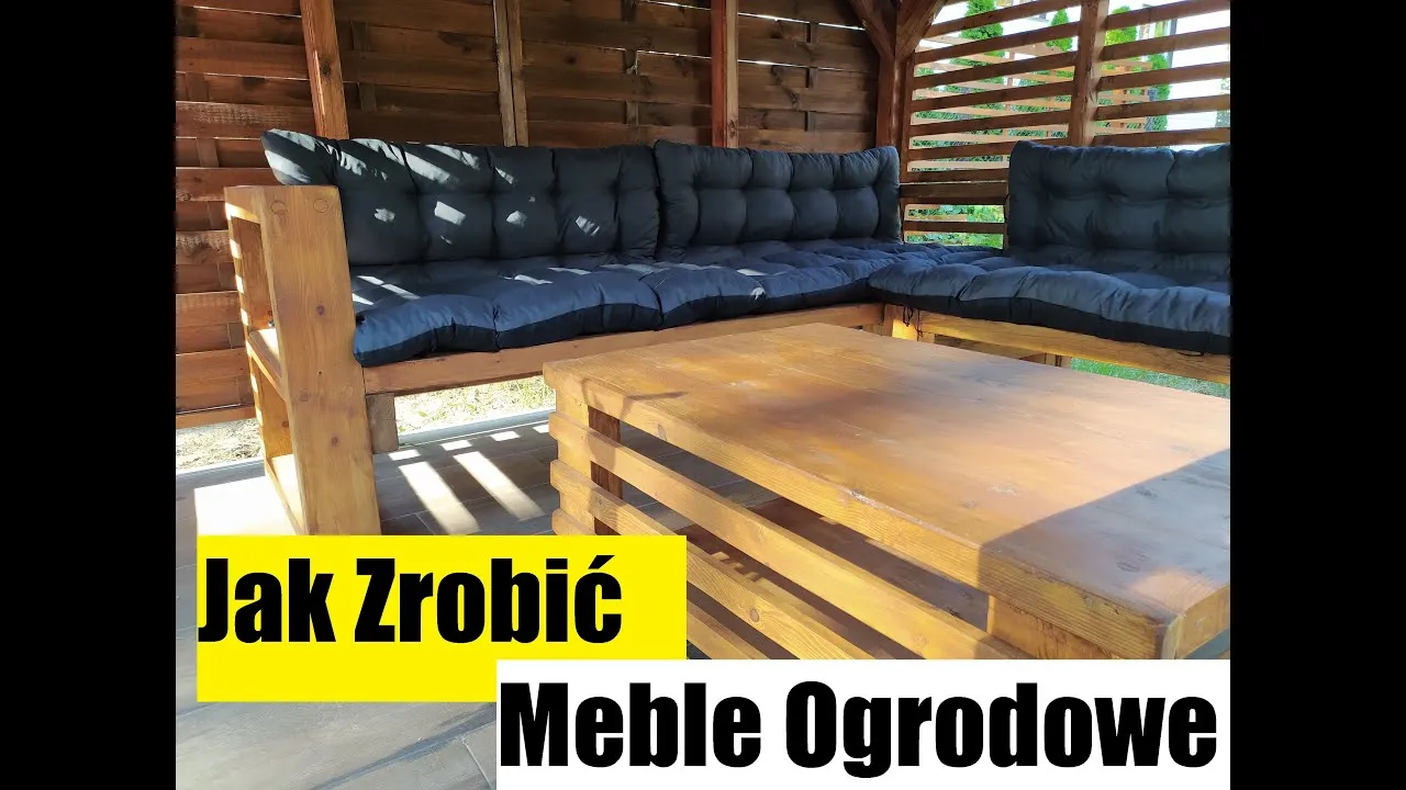 Zdjęcie Meble Ogrodowe DIY: Stw&oacute;rz Własne Piękne Meble Krok po Kroku