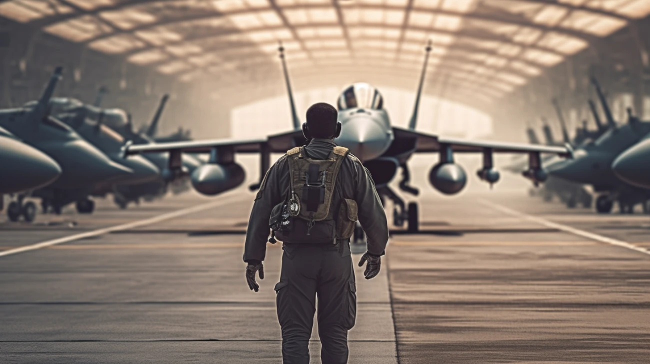 Pilot z bazy F-16 zdradza kulisy życia po słowie wojna