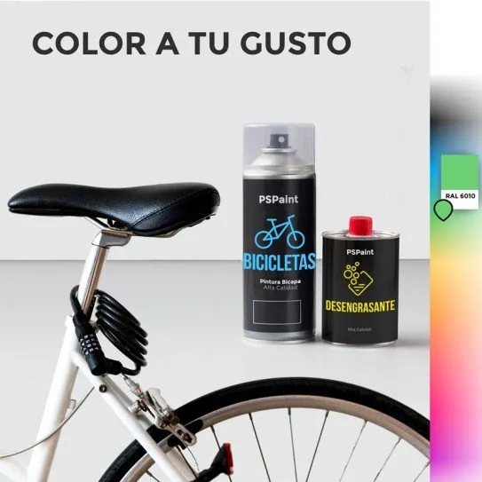 Zdjęcie Pintura en spray para bicicleta: transforma tu bici sin errores