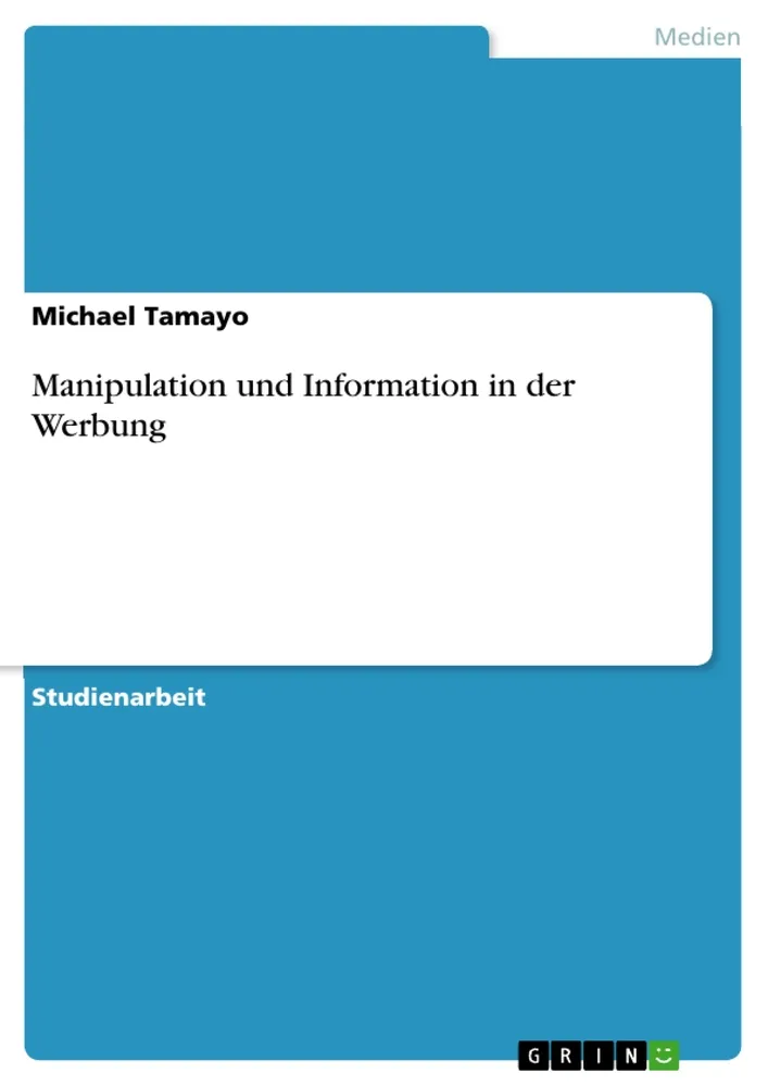 Zdjęcie Werbung: Informationen oder Manipulation im Unterricht verstehen
