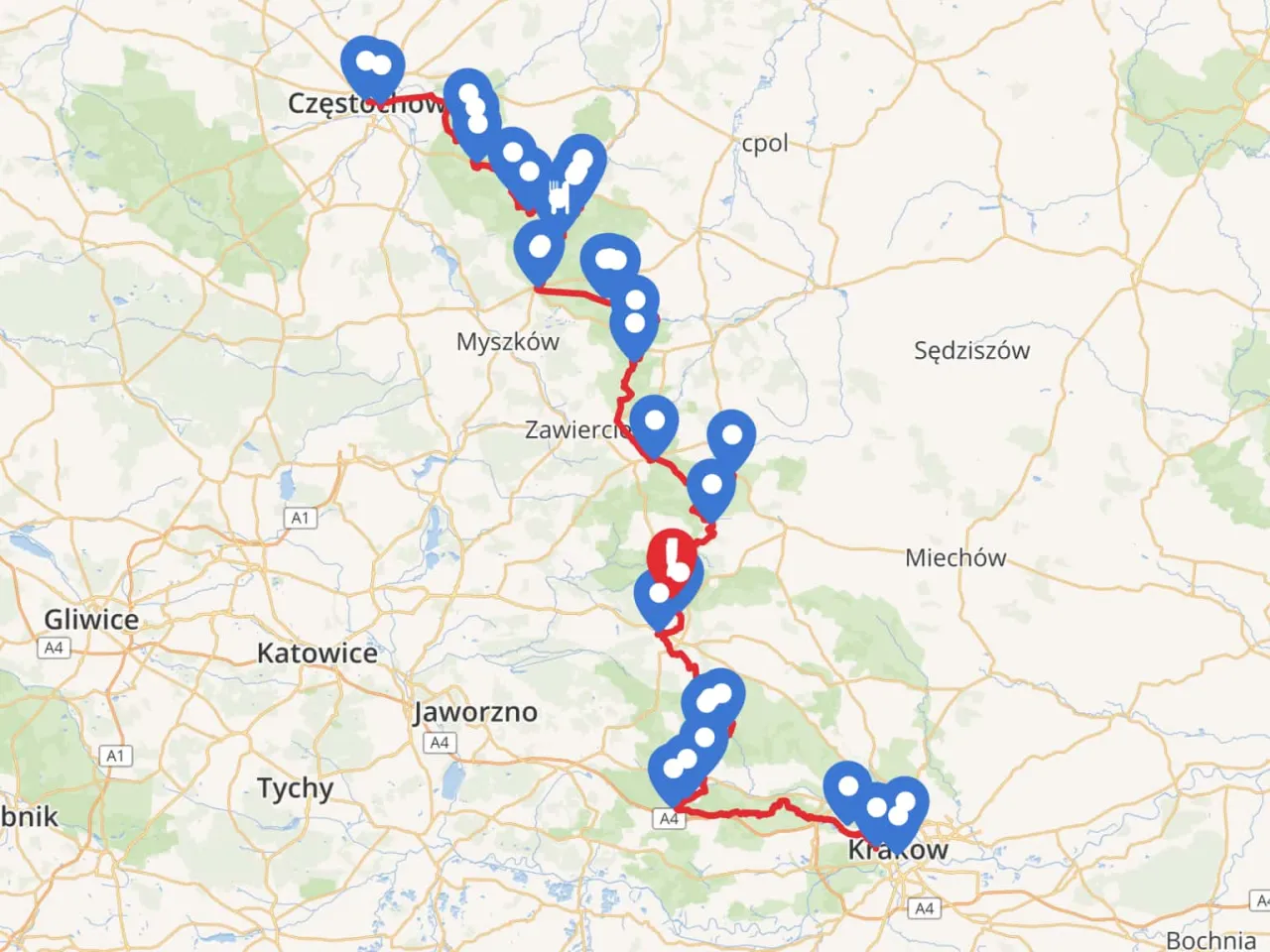Zdjęcie Szlak Orlich Gniazd na motocyklu: trasa, atrakcje i praktyczne porady dla bezpiecznej jazdy