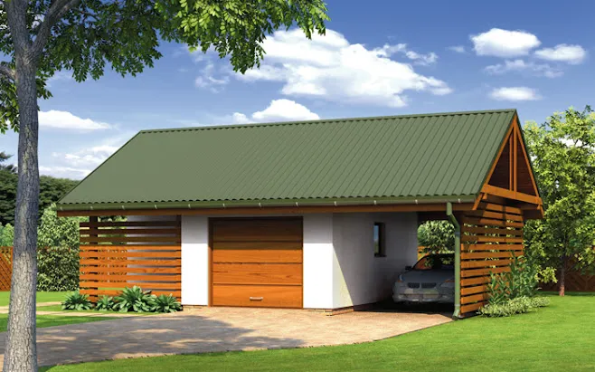 Zdjęcie Jakie są zalety garażu z altanką: Korzyści i jak zaplanować projekt?