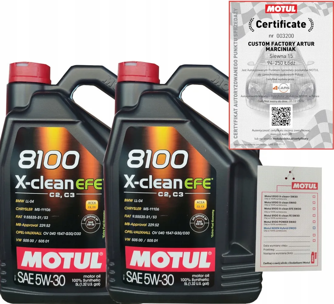 Zdjęcie Motul 5W30 diesel 5l – idealny olej do nowoczesnych silników