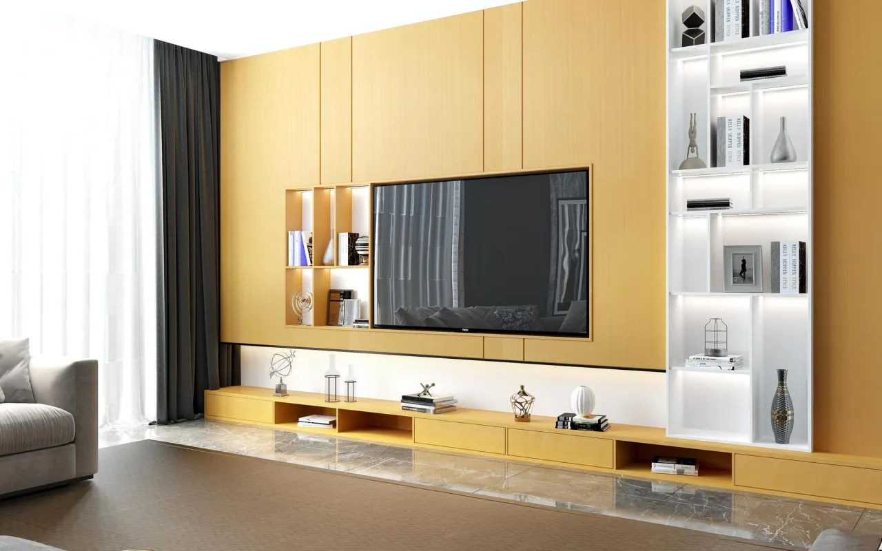 Zdjęcie Gdzie dekoder przy wiszącym telewizorze? Oto najlepsze rozwiązania