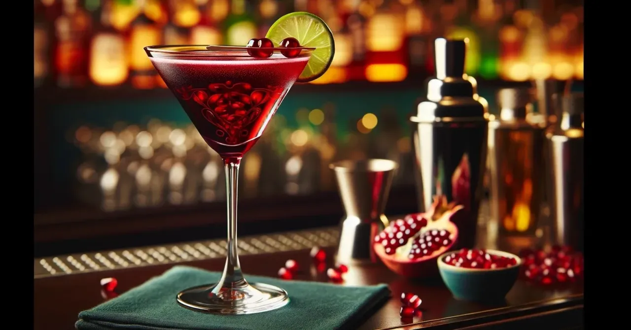 Zdjęcie Pyszne drinki z sokiem z granatu, które zachwycą Twoich gości