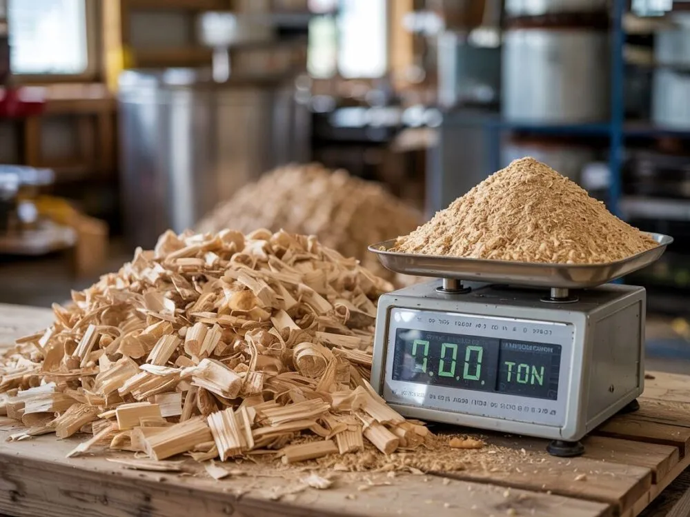 Zdjęcie Ile trocin na tonę pelletu? Poznaj kluczowe czynniki wpływające na ilość