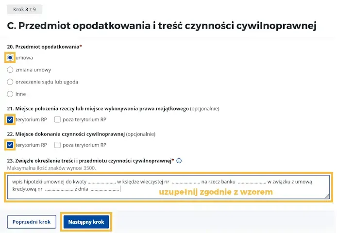 Zdjęcie Jak wypełnić PCC-3 przy ustanowieniu hipoteki, unikając błędów