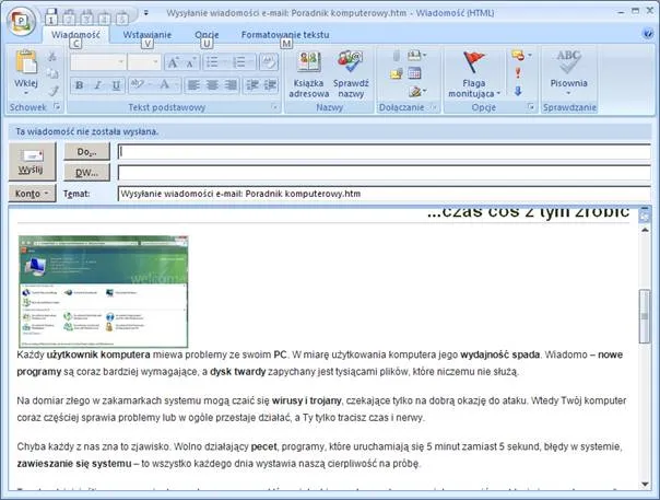Zdjęcie Jak wysłać stronę HTML mailem i uniknąć problemów z kompatybilnością