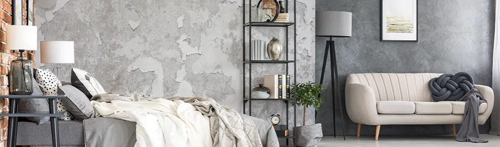 Zdjęcie Tapeta jak tynk dekoracyjny: stwórz eleganckie wnętrze bez kłopotów