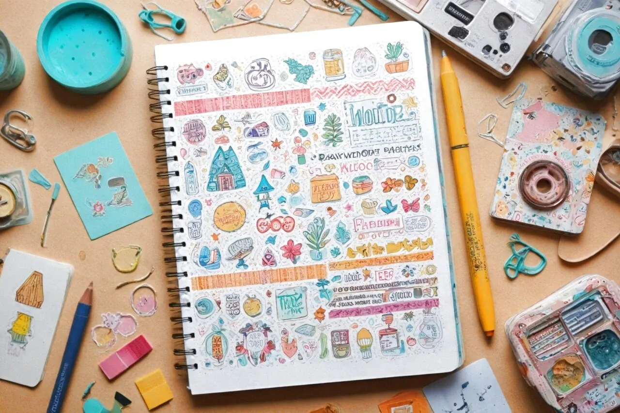 Zdjęcie Ozdabianie zeszytu do techniki: Proste i kreatywne DIY pomysły