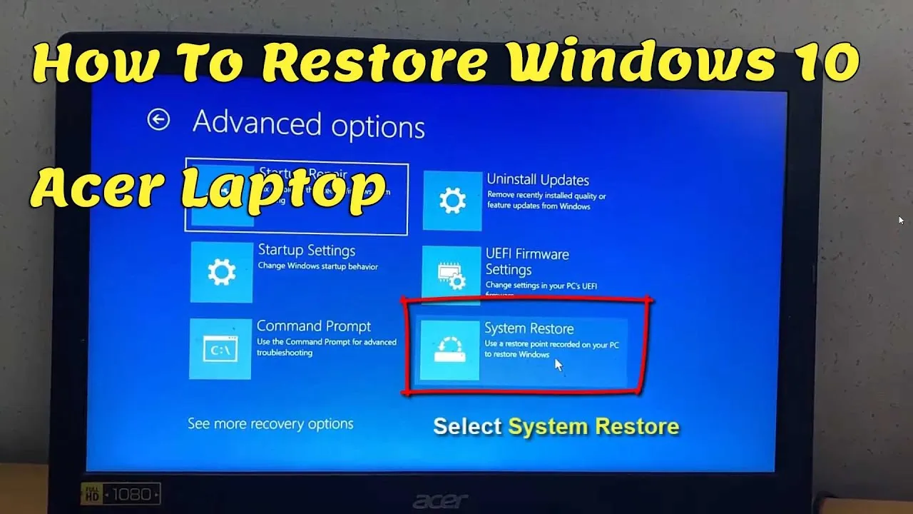 Zdjęcie Jak zresetować laptop Acer Windows 10 i uniknąć utraty danych