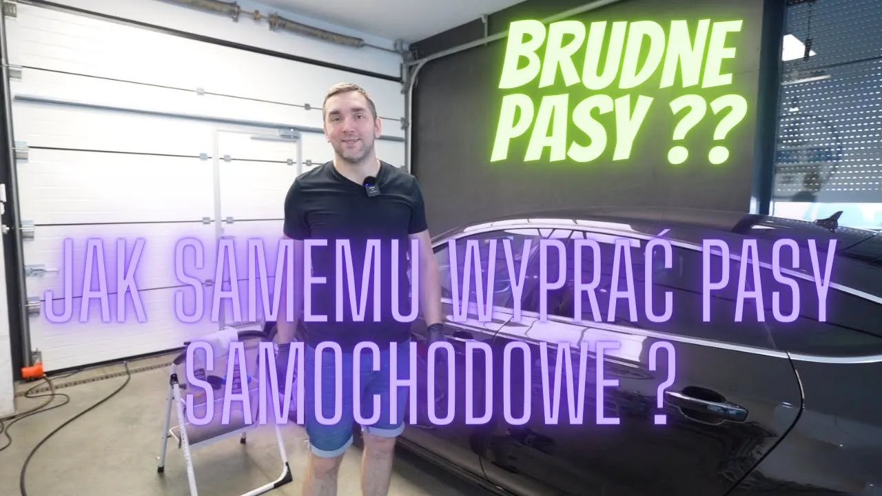 Zdjęcie Jak wyczyścić pasy bezpieczeństwa bez ryzyka ich uszkodzenia