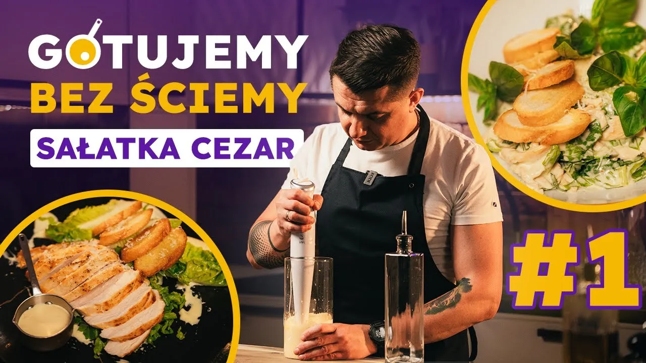 Zdjęcie Jak zrobić Sałatkę Cezar? Oryginalny przepis i sos krok po kroku