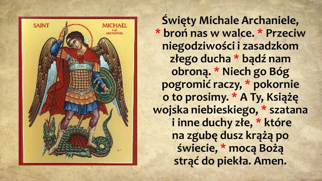 Zdjęcie Dlaczego modlitwa do Michała Archanioła po Mszy jest tak ważna?