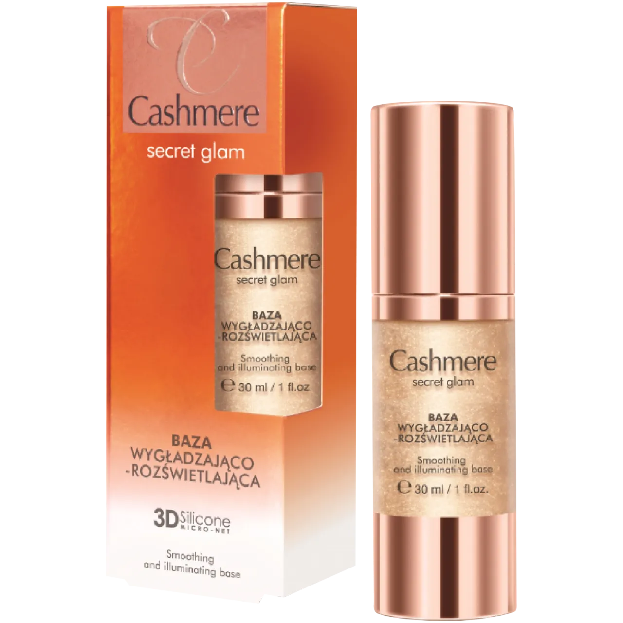Zdjęcie Cashmere baza rozświetlająco wygładzająca pod makijaż 30ml – sekrety idealnej cery