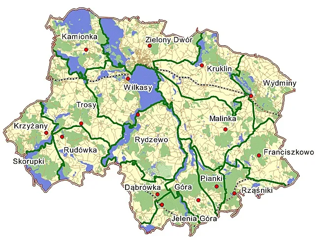 Zdjęcie Na jakim pasie rzeźby terenu leży jezioro Niegocin w Mazurach?