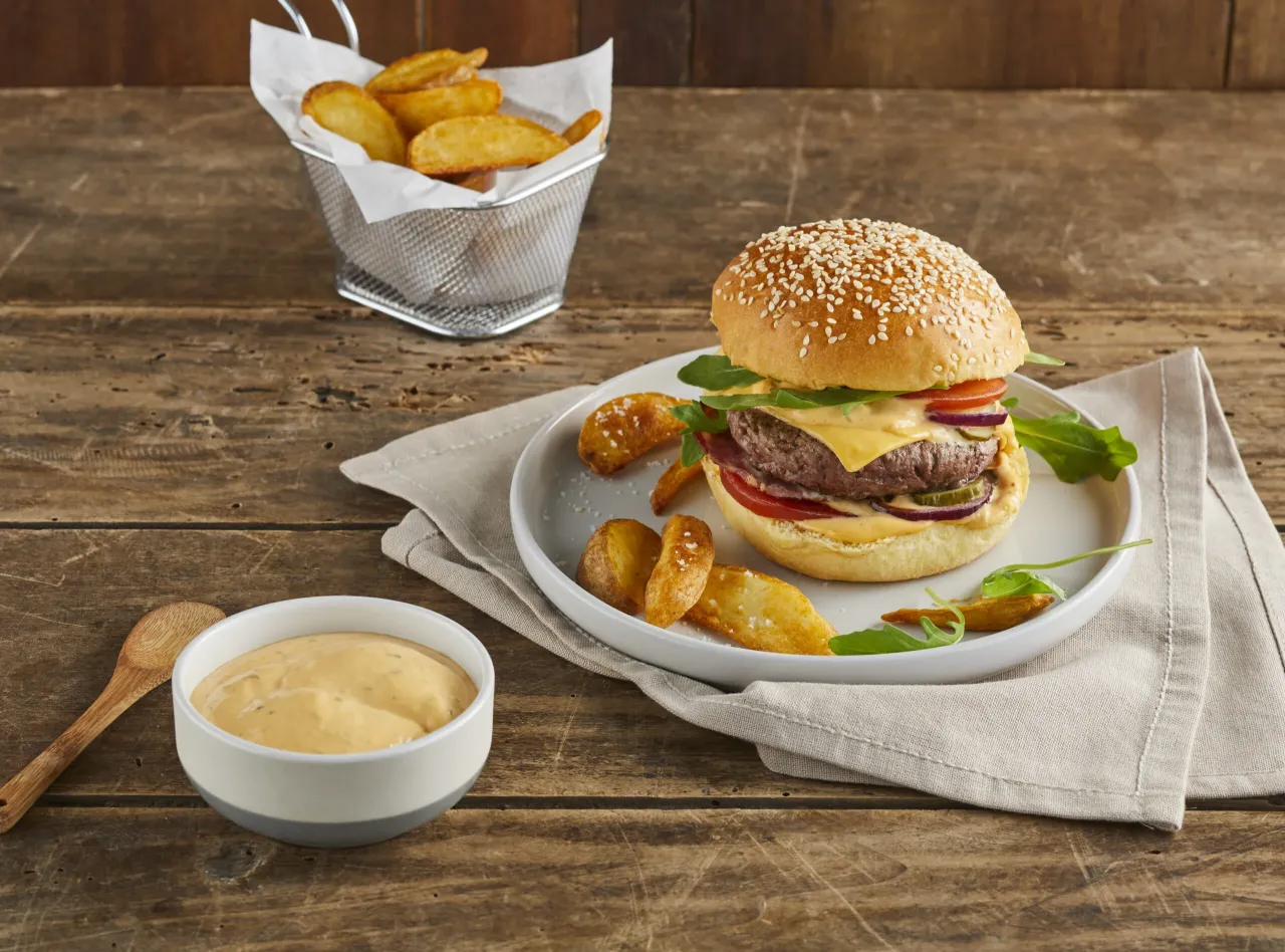 Zdjęcie Burger original : cr&eacute;ez votre recette signature gastronomique !