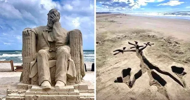 Zdjęcie Niezwykłe rzeźby z piasku na plaży: festiwale i konkursy, które zachwycają
