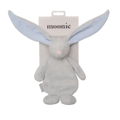 Zdjęcie Moonie króliczek sensoryczny - bezpieczna zabawka dla niemowląt