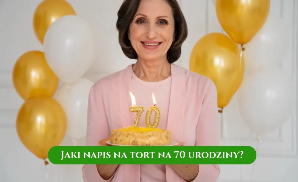 Zdjęcie Pomysły na napis na tort na 70 urodziny, które zaskoczą jubilata