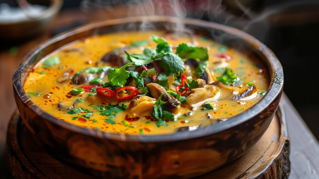 Zdjęcie Wegetariańska uczta - curry z boczniaków pełne smaku i aromatu