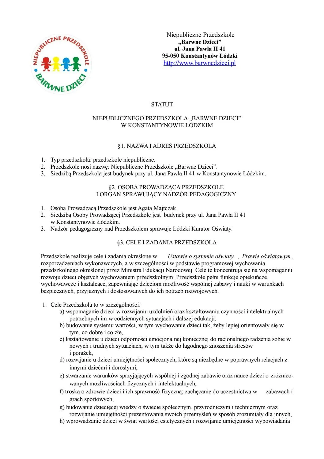 Zdjęcie Co zawiera statut przedszkola? 6 kluczowych elementów