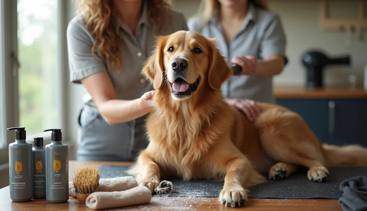 Zdjęcie Jak dbać o sierść golden retrievera, aby uniknąć kołtunów i problemów zdrowotnych