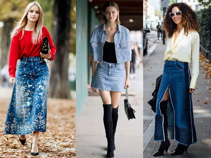Zdjęcie Spódnica jeansowa z czym nosić - 10 stylizacji, które zachwycą