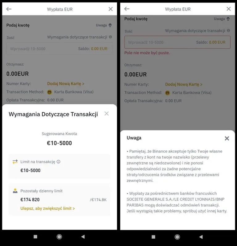 Zdjęcie Jak bezpiecznie i szybko wypłacić euro z Binance bez ukrytych opłat
