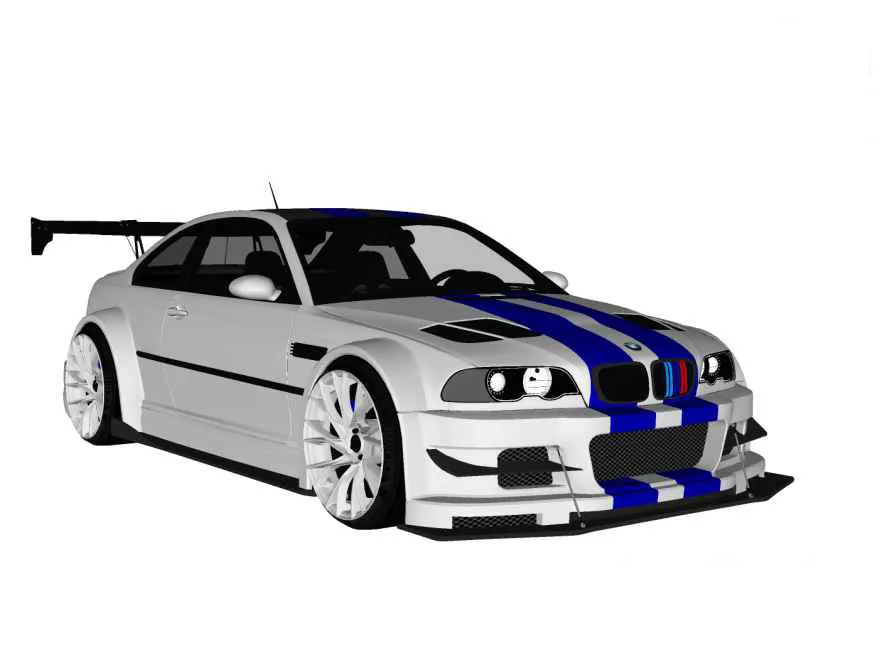 Zdjęcie Czarne BMW E46: Niesamowity Tuning, Który Zachwyci Każdego