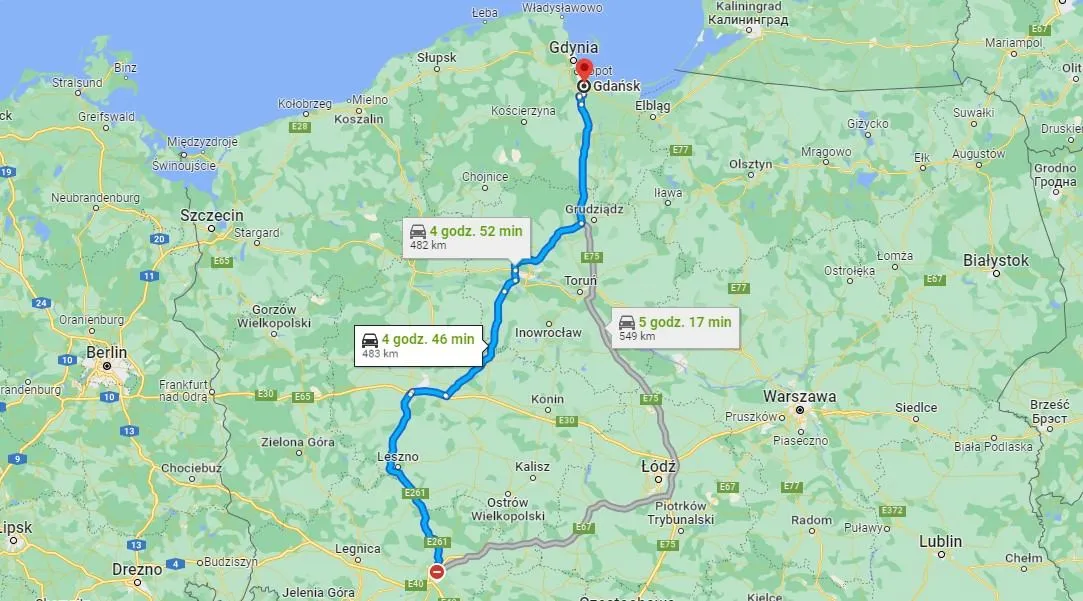 Zdjęcie Poznań Kołobrzeg ile km? Sprawdź najkrótsze trasy i odległości